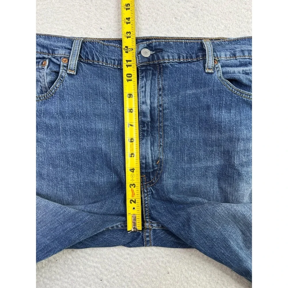 Levis 527 Jeans Mens 40x31 Blue Slim Bootcut Stretch Denim‎ 5-Pocket Zip Fly